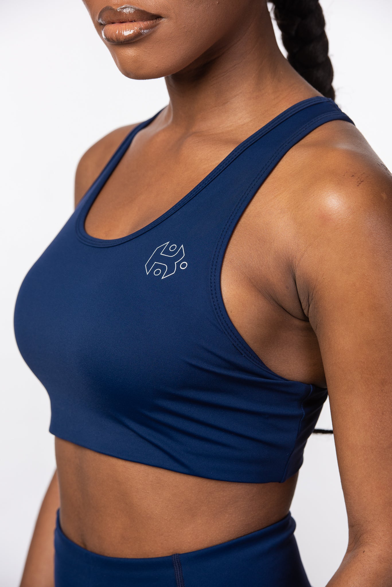 Women’s High-Waisted Bike Shorts & Sports Bra Set