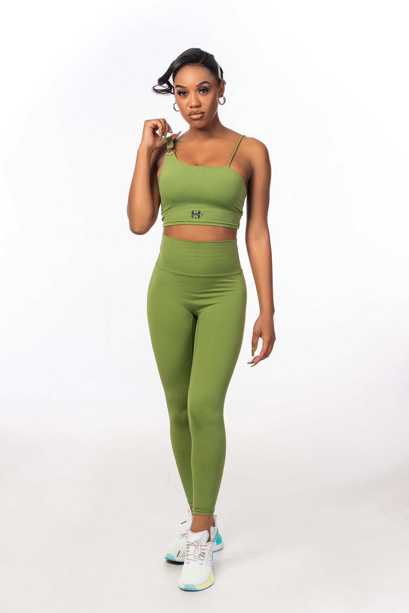 Eco - Friendly High - Waisted Activewear set - KNXSAU
