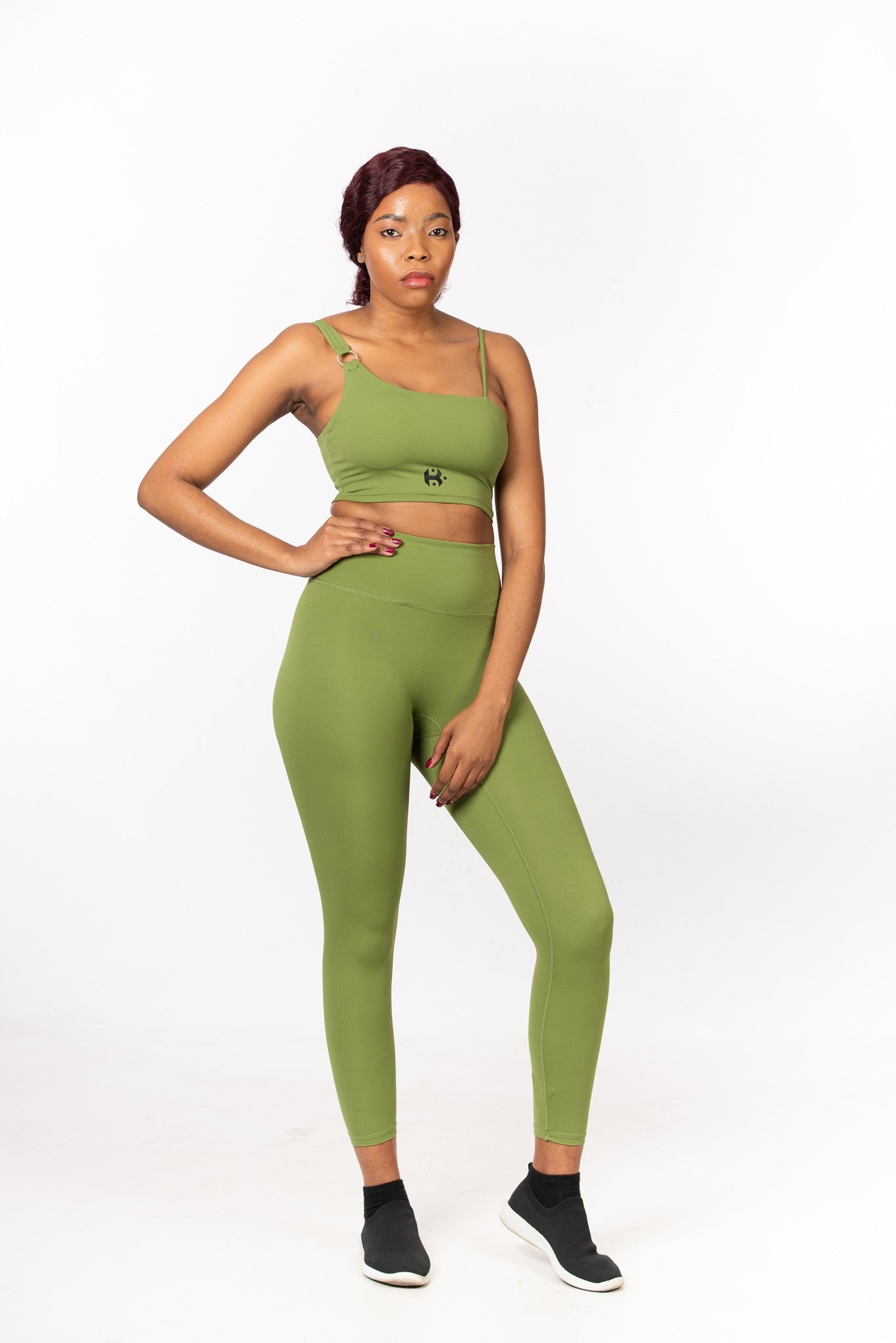 Eco - Friendly High - Waisted Activewear set - KNXSAU