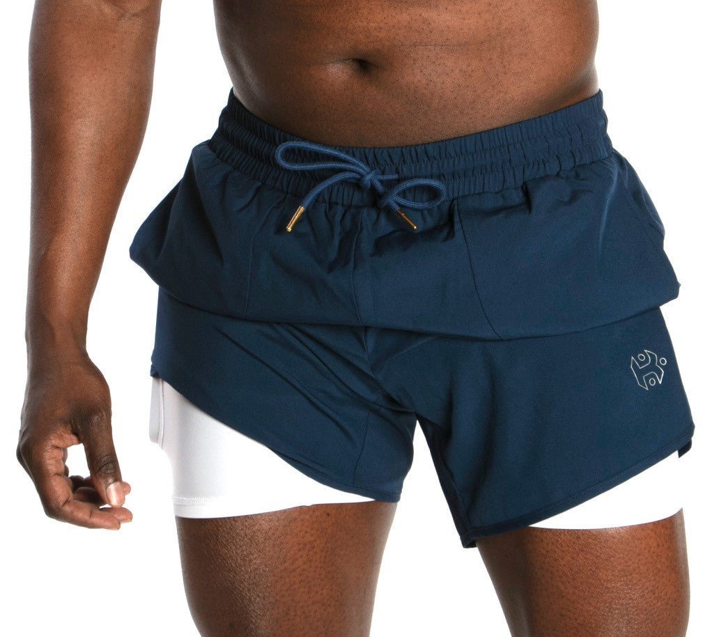 Men's eco - conscious gym shorts - KNXSAU